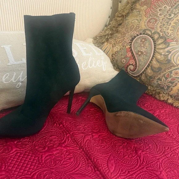 Express Black Ankle Boots - Picture 2 of 2